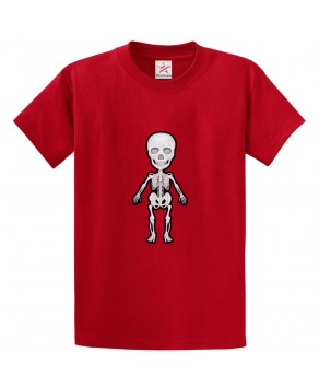 Baby Skeleton Unisex Classic Kids and Adults T-Shirt For Halloween